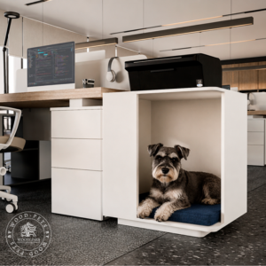 pet station blanca med oficina